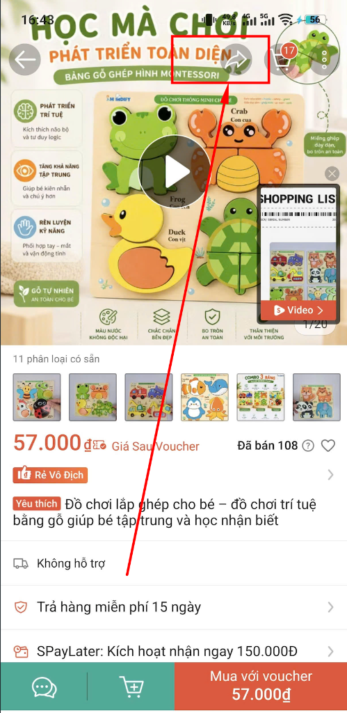 Bước 2: Chọn sản phẩm trên Shopee / Lazada - ảnh 1